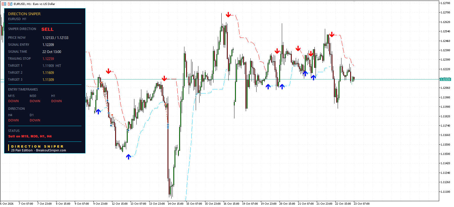 EURUSD H1 PANEL