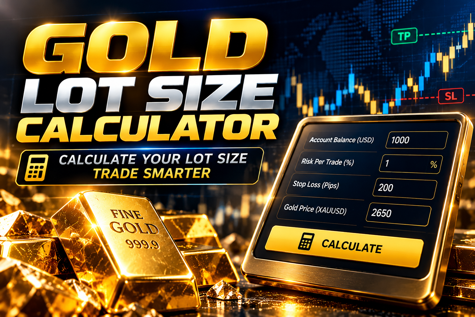 Gold Lot Size Calculator